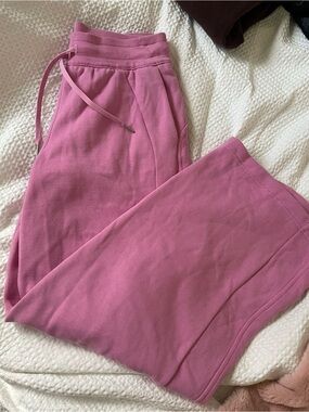lululemon athletica Wide Leg Sweats in Pink